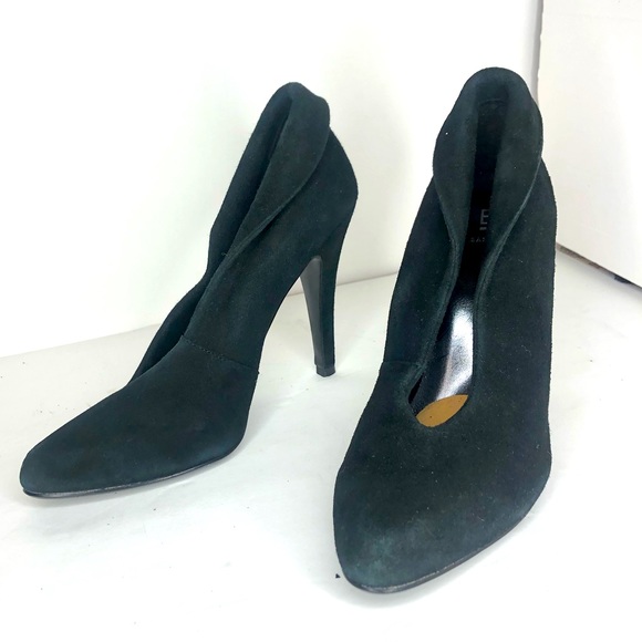 Bakers Shoes Bakers Suede Black Heel Poshmark